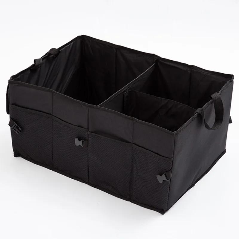 Car Backup Storage Box, Folding Large Car Cargo Box Camping Car Storage Box Multi functional Folding Organizing Box