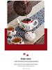 Japanese Lucky Cat Ceramic Teapot Set – One Pot, Two Cups, Filtered Tea Souvenir Gift