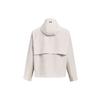 Under Armour Project Rock Training Sports Woven Hoodie Jacket Women Tops Agate-White 1361076-112