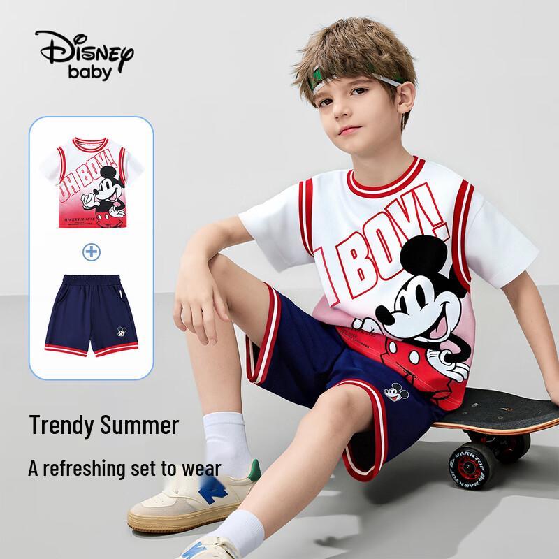 Disney Baby Boy s Short-Sleeve Shorts Set 110