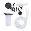 DIY Brake Fluid Bleeder Tools Vacuum Pistol Pump Tester Kit Aluminum Pump Body Pressure Vacuum Gauge