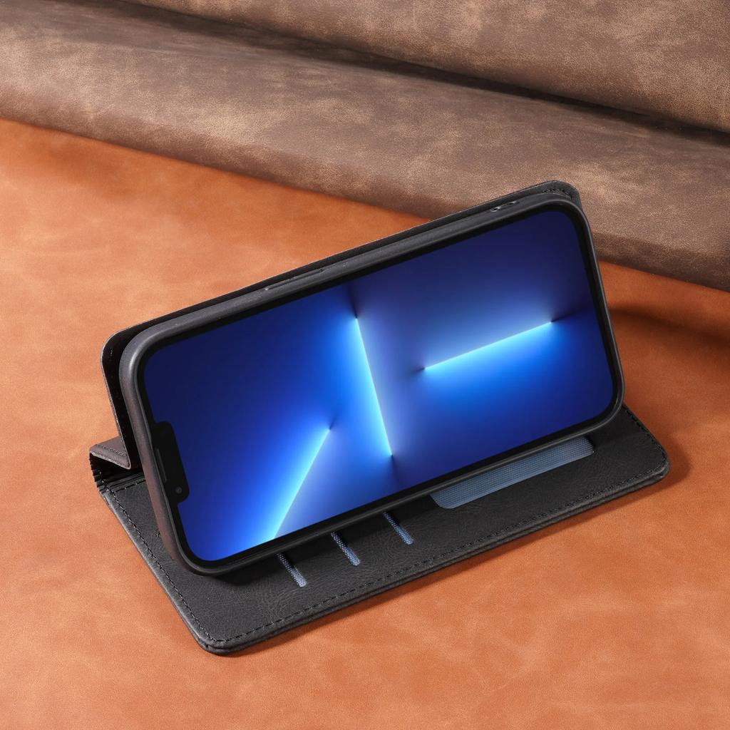 Flip Wallet Case For iPhone 17 17e 16 15 14 13 12 11 17 Pro Max Mini 16e XS Max X XR 8 7 Plus SE Card Holder Protect Cover Funda
