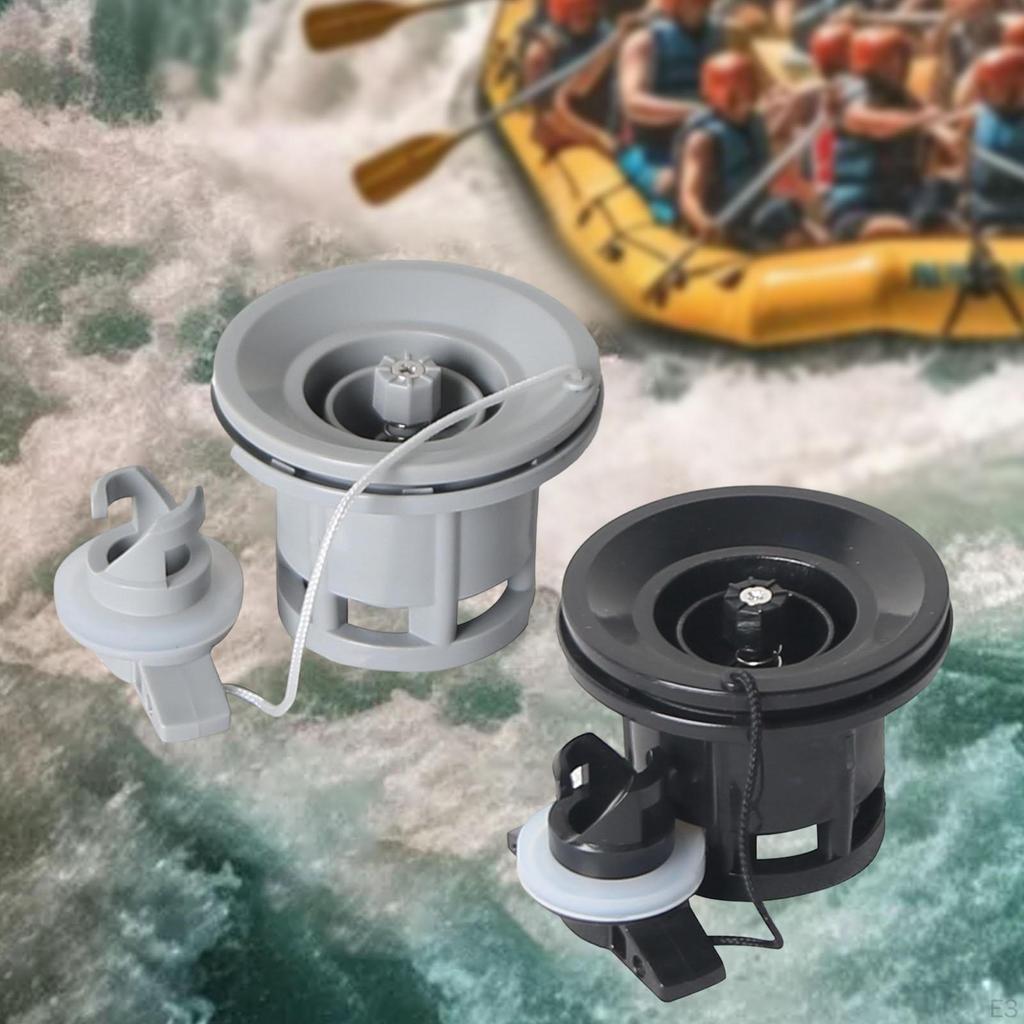 Inflatable Boat Air Plug 8 Hole Easy Installation Professional Portable Attachment Lightweight