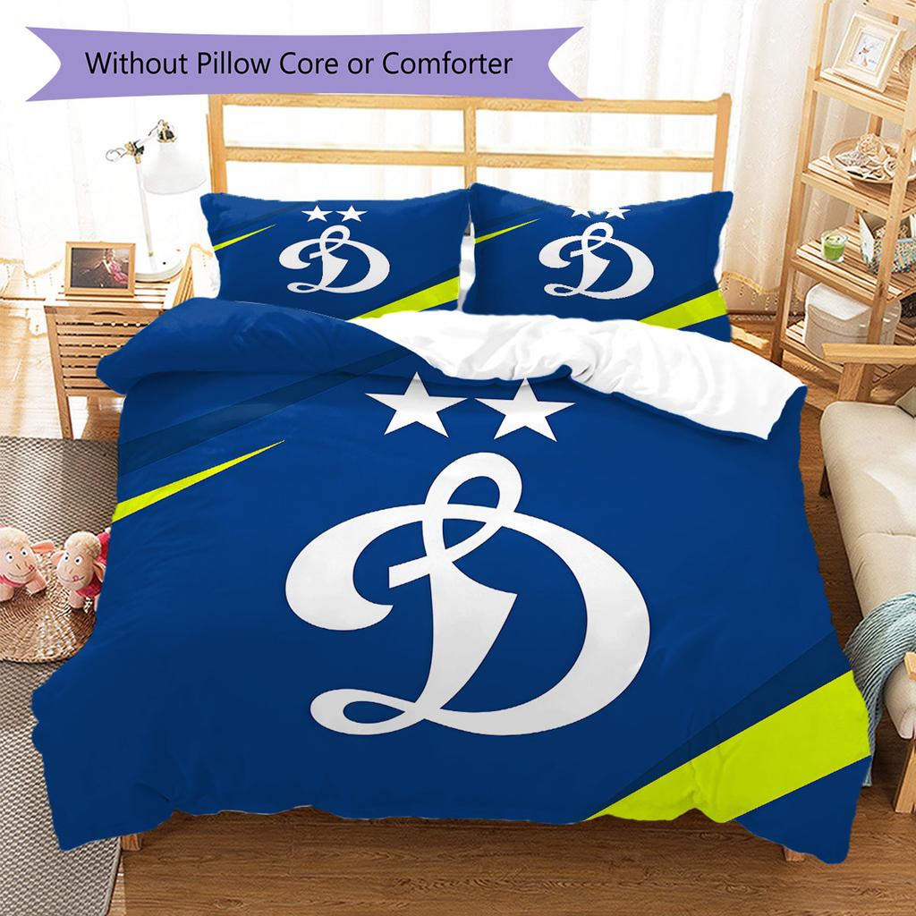 Dynamo Moscow Glory Bedding Quilt Set Quilt Cover Pillowcase Home Decoration Birthday Gift (1 * Duvet Cover + 2 * Pillowcase, Without Core)