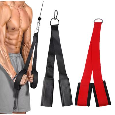 Biceps Tricep Rope Cable Attachment Handles Pull Down For Professional Gym Gantry Back Trainer