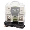 Car Audio Fuse Holder 4GA IN 4GA OUT 100A Digital Display Stereo Distribution Block Box for Automobile Boat Yacht RV