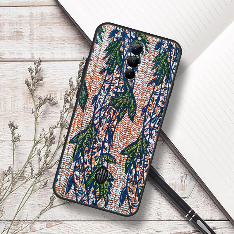 African Fabric Print Case For ZTE Nubia RedMagic 6 7 6S 7S Pro 5G RedMagic 11 8 8S 9 9S 10S Pro Plus 10 Air Cover