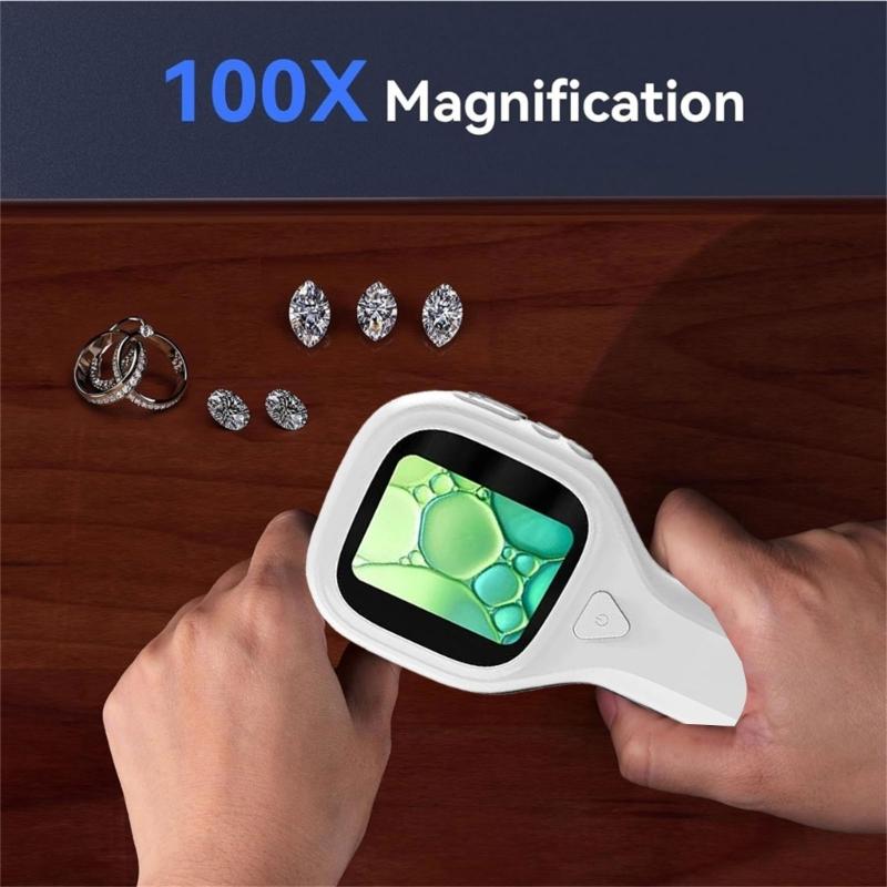 Man-carried Compact Digital Microscope 500X Feature In LCD Screen Viewing For Hobbyists And Collectors