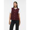 Women's Vest Vila VIADA TEDDY NOOS Plush Regular Fit (14105099) Red