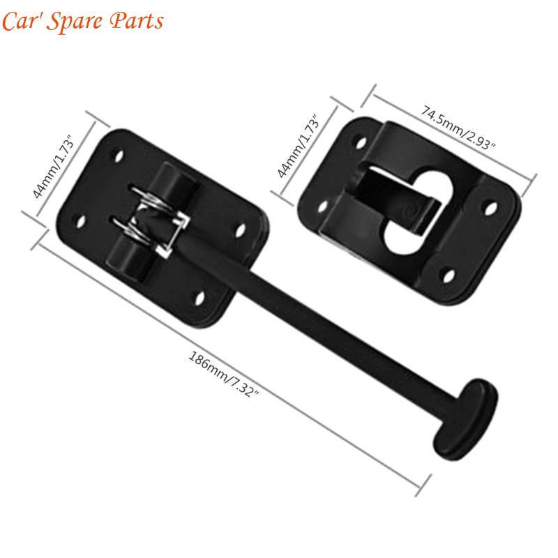 Y4UA 6Inch Door Holder Catch for Trailer Campers Replacement T-Style Door Hold Hook Plastic Catch Holder
