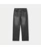 Silijeu Grey Loose Straight Elastic Denim Sapdm26331Gyx
