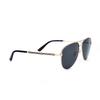 Gucci Sunglasses Enamel Mirrors Toad Mirrors Metal Aviator Sunglasses Men's Blue