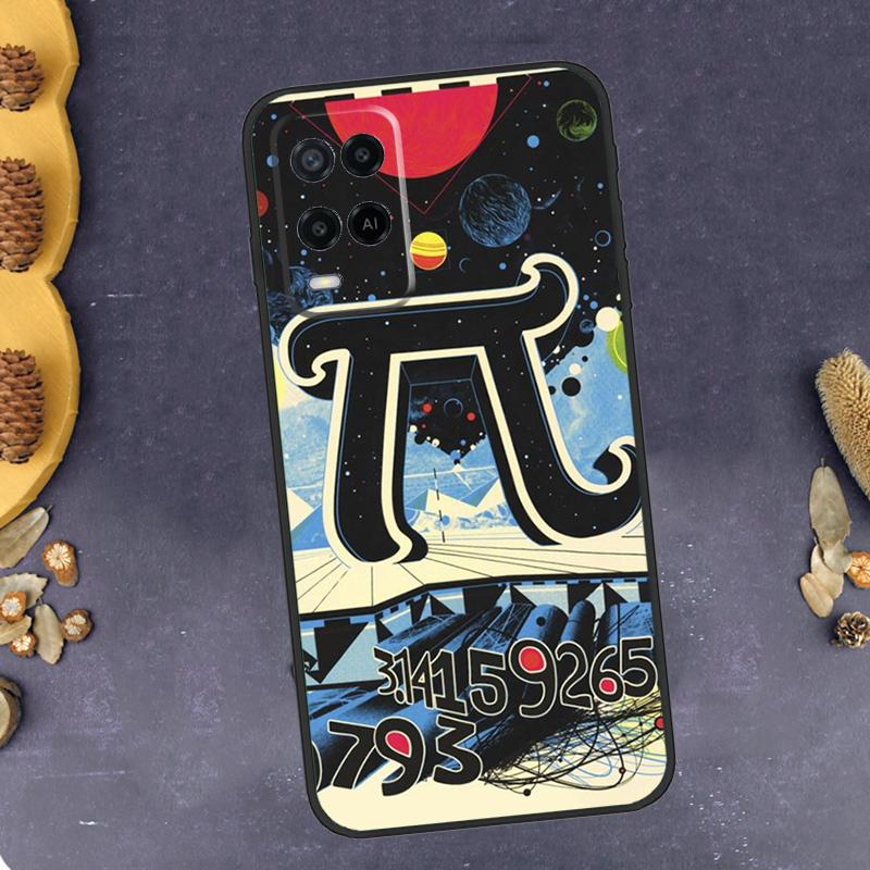 Math Formula Pi Phone Case For Oppo A94 A74 A54 A15 A18 A38 A58 A78 A98 A40 A60 A80 A16 A76 A96 A57S A17 A77