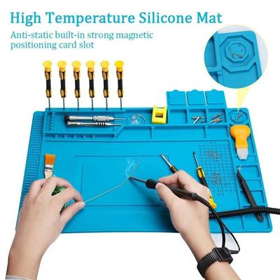 Covoraș de Reparare Ceas din Silicon Rezistent la Căldură Adsorbție Covoraș de Lipit pentru Repararea Electronicii