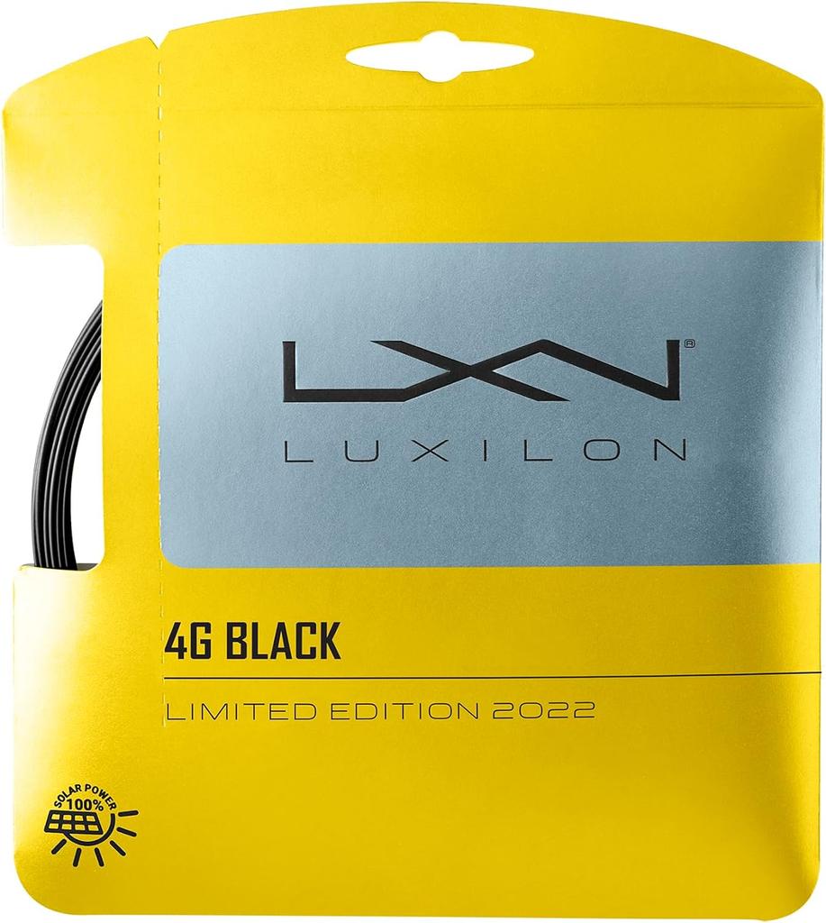 Luxilon Tennis String Gut 200m Reel 4g Monofilament 4g Black 1.25mm Set