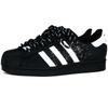 Adidas Originals SUPERSTAR Starry Sky Knight Abrasion Resistant Low top Skateboard Shoes Unisex Black White EG4959(Team562-)