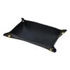 LODGE COFFEE Cash Tray, Italian Leather Accessory Tray, Small Item Holder, Genuine Leather, Made In Japan (Black)