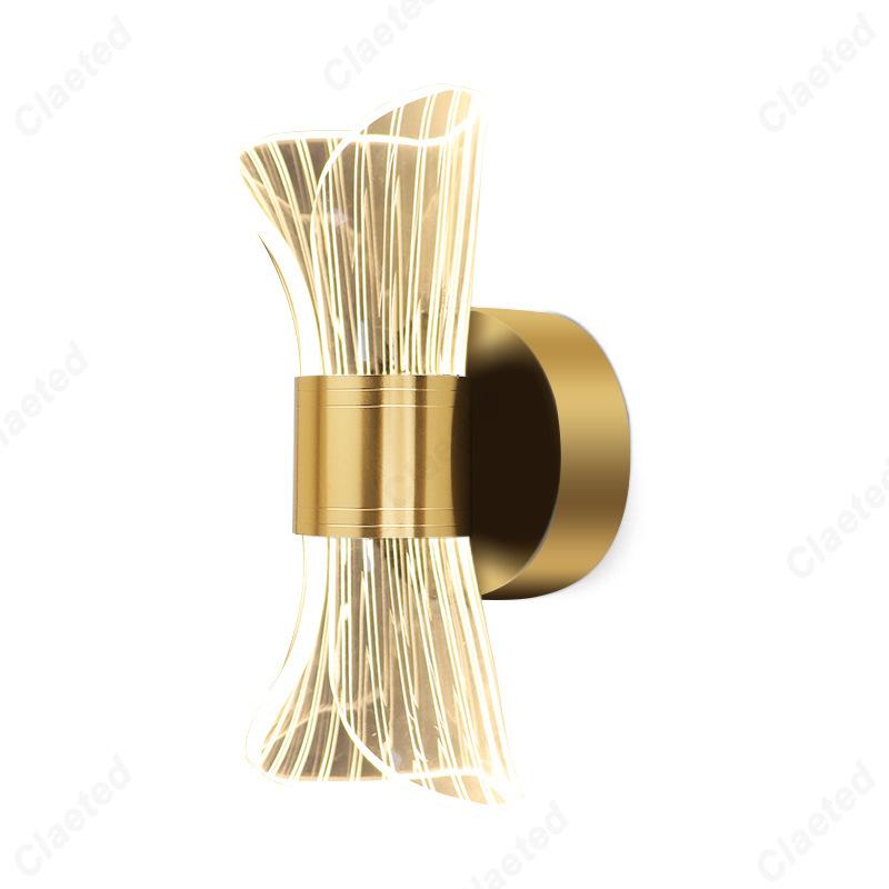 LED Acrylic Wall Lamp Indoor Lighting Home Decoration Bedroom Living Room Study Room Corridor Background Decoration Wall Lamp