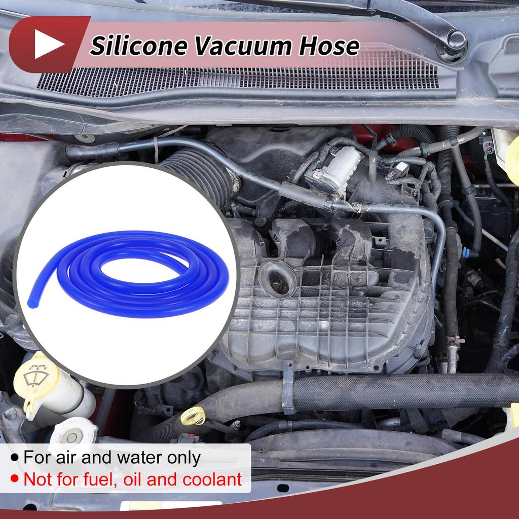 HEROFFIX Air and Silicone Vacuum Tube Hose High Temperature Automotive Vacuum Line 6ft