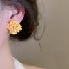 5 Pairs Floral Acrylic Flower Stud Earrings Pearl Korean Style Earrings  Beach Vacation