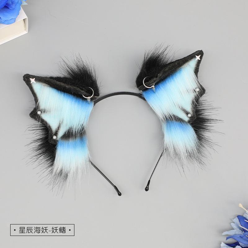 Cute Star Siren Olita Headgear Simulation Animal Ears Cartoon Accessories Ear Headband Modeling