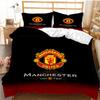 Modern Minimalist Manchester Pattern Digital Printed Bedding Set And Pillowcases For Bedroom Decor