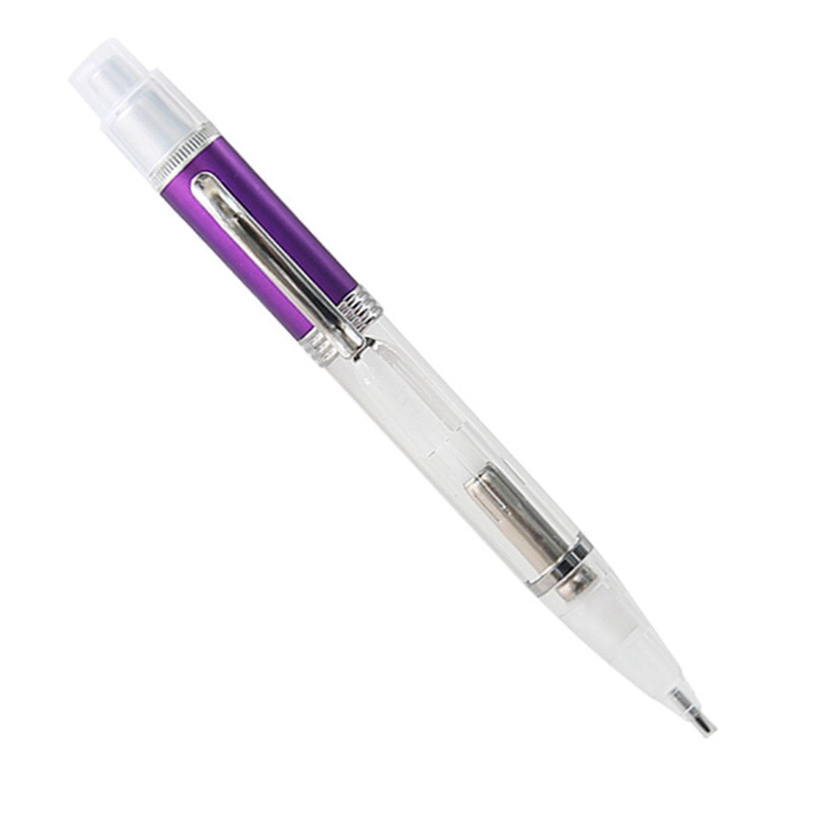 

Алмазна ручка для малювання зі світлодіодним підсвічуванням, висувна ручка для свердління, інструмент для алмазного мистецтва для алмазного мистецького проєкту, виготовлення ювелірних виробів фіолетовий