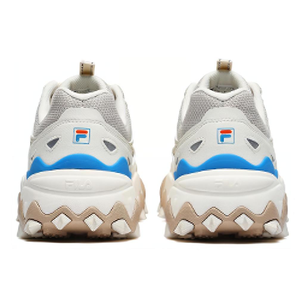 New FILA Oakmont 2 European Edition 2 Low Top Casual Shoes Men's Beige Blue F12M232133FRA