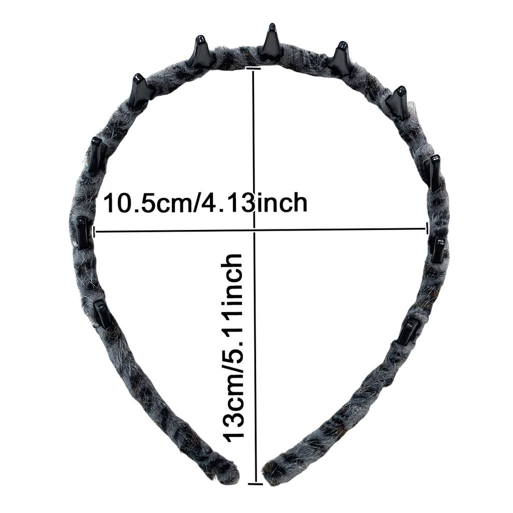 3 daily leopard print long toothed headband fashionable headwear for daily use