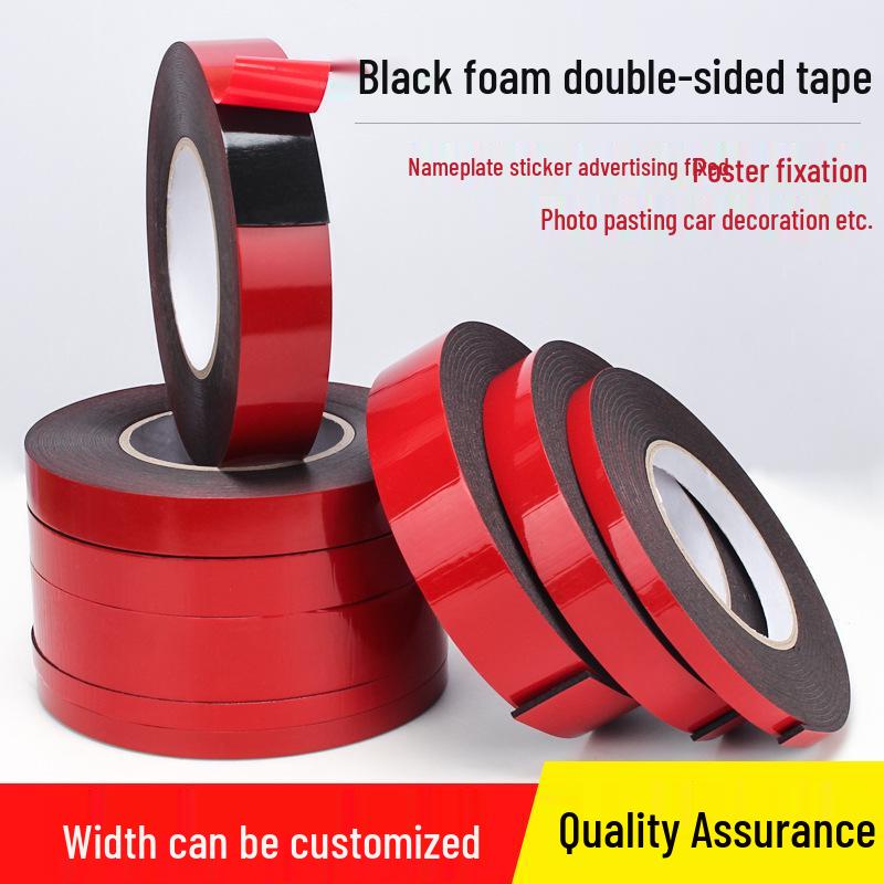 Wei Tian High-Temp Resistant Black Foam Double-Sided Emblem Tape