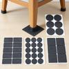 2-48pcs Rubber Pads For Chair Legs Anti Slip Mat Bumper Damper Non-Slip Round Square Self Adhesive Table Feet Protector Hardwar