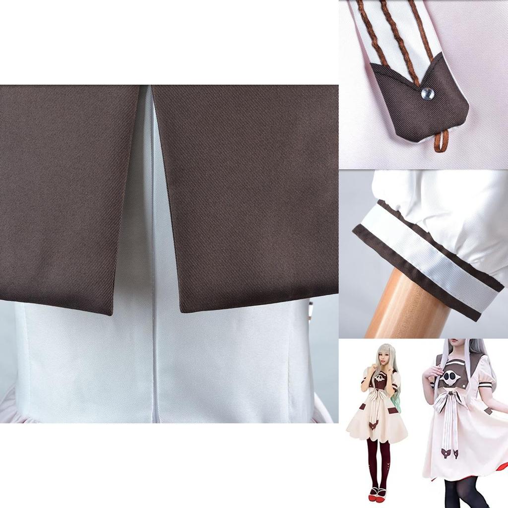 Durable Hanako Toilet Bound Cosplay Costume Dress With Cosplay Wig Set