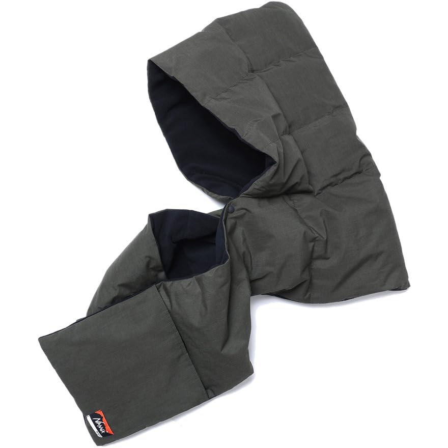 NANGA Unisex Tempra Hinoc Down Scarf, Khaki, Free Size