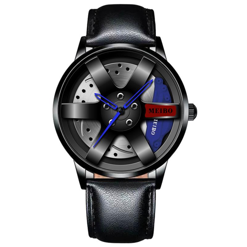 Fully Automatic Non-Mechanical Watch Men'S Car Wheel Hub Quartz Watch Trend Student Watch