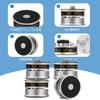 Monosaudio Speaker Insulators with 4 Stainless Steel Balls and Supports Improves Audio Prevents Compatible with Tape and Screw for Home AV and Sound