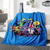 1pc Cartoon Characters Flannel Blanket,Ultra Soft Warm Plush Throw for Home Bedroom Bed Sofa Cover Camping Picnic Gift Y72417