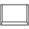 VidaXL Table console Blanc 100x35x75 cm Verre trempé