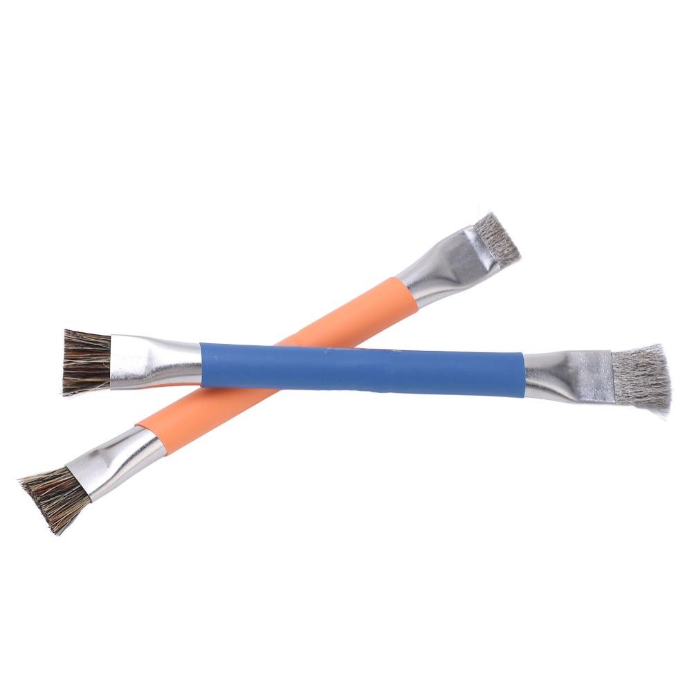 2 szt. Metalowy uchwyt Antystatyczna szczotka do czyszczenia