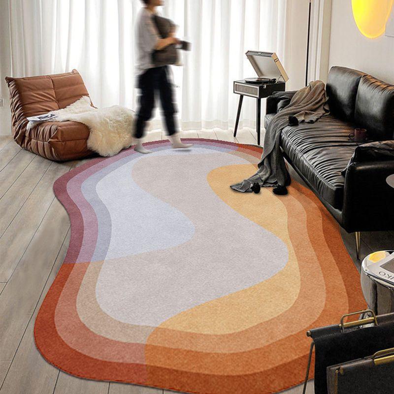 Skandynawski Dywan Luksusowy do Salonu Nowoczesny Prosty Styl Dekoracja Sypialni Dywan o Nieregularnym Kształcie Domowy Dywanik Miękki Mata Podłogowa na Dużą Powierzchnię