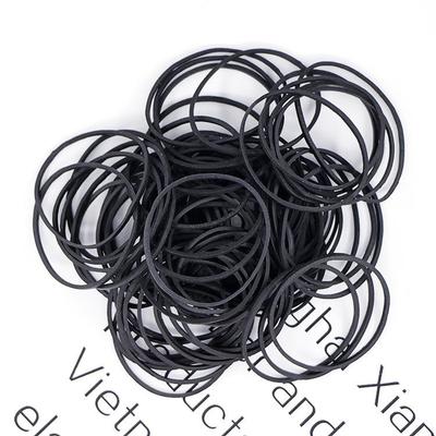 Vysoce elastické černé gumičky – odolné, odolné proti vyblednutí, vietnamské kravské gumové kroužky