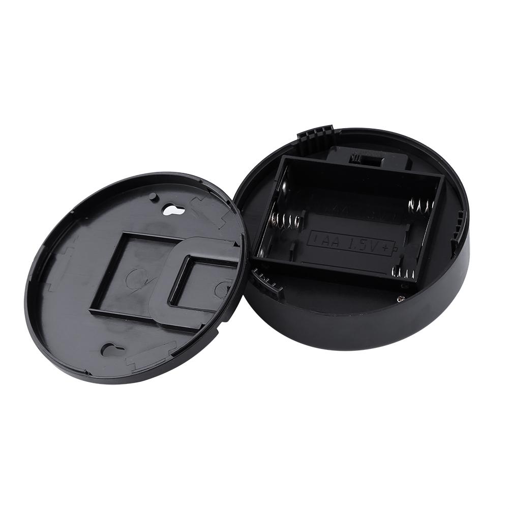 15 LED PIR Infrared Auto Motion Sensor Detector Indoor Wall Mounted Night Light Black