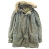 US ARMY 60s Vintage Comber Zip Coyote Fur N-3B Flight Jacket Khaki Men's Used