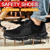 Fashion New Styles Men Safety Boots With Steel Toe Cap Anti-smash Work Sneakers Safety Shoes Men IndestructibleWork Boots Tactical Boots