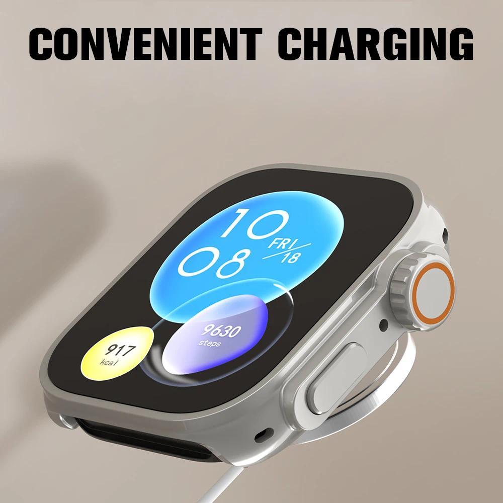 PC Case+Glass For Huawei Watch Fit 3 Smartwatch Change to Ultra Screen Protector For Huawei Fit 3 Upgrade to Ultra2 Accessories