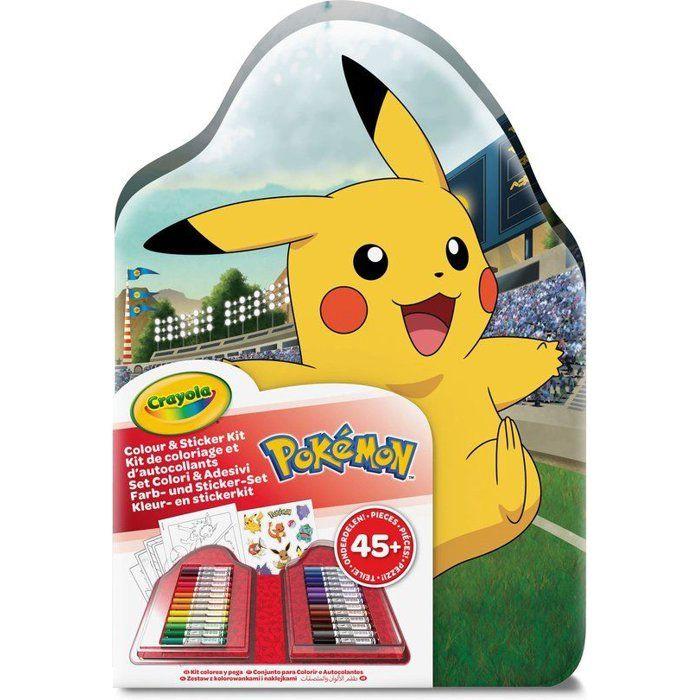Coloring Set - CRAYOLA - Creative Kit - Pokémon - 45 Pieces - From 5 Years