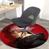 1pc Jujutsu Kaisen Satoru Gojo Anime Round Carpet for Office Chair Mat