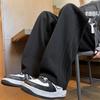 Trendmarke Lockerer Sport für Herren Herbst Amerikanischer Retro Grau Weitbeiniger Fallender Lässige Hose