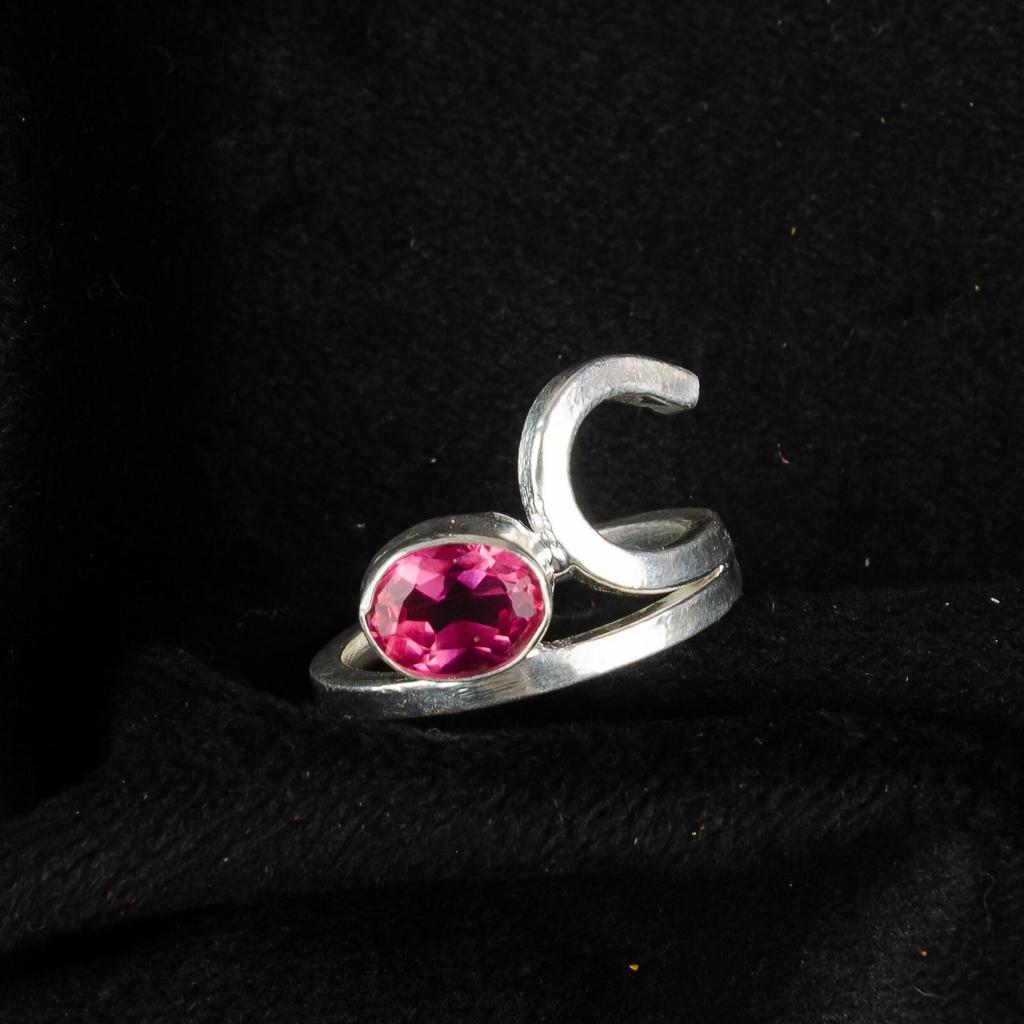 Pink Tourmaline Gemstone 925 Sterling Silver Jewelry Handmade Ring Gift For Wife RR-27-18