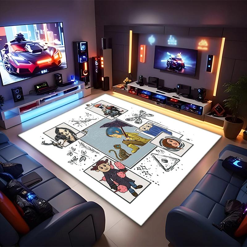 1PC Coraline Rug - Home Decoration Carpet For Living Room Bedroom Flooring Computer Chair Area Rug