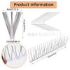 1/4Pcs Stainless Steel Bird Proof Nails 25cm Balcony Eaves Sills Anti Pigeon Spikes Anti-bird Sting for Garden Fence Roof
